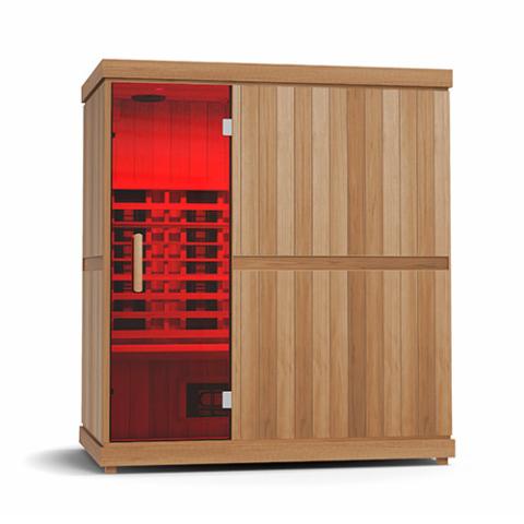 Finnmark FD-3 Full Spectrum 3-4 Person Infrared Sauna - Quick Heat, Durable Cedar Design