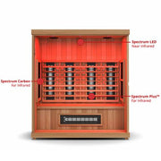 Finnmark FD-3 Full Spectrum 3-4 Person Infrared Sauna - Quick Heat, Durable Cedar Design image 6
