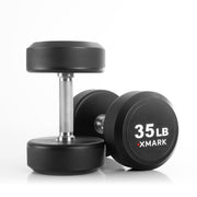 XMark Round Commercial Urethane Dumbbells (5-50 lb and 5-75 lb Sets) image 12