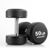 XMark Round Commercial Urethane Dumbbells (5-50 lb and 5-75 lb Sets) image 10