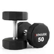 XMark 12-Sided Commercial Urethane Dumbbells (5-50 lb and 5-75 lb Sets) image 8