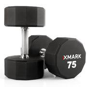 XMark 12-Sided Commercial Urethane Dumbbells (5-50 lb and 5-75 lb Sets) image 9