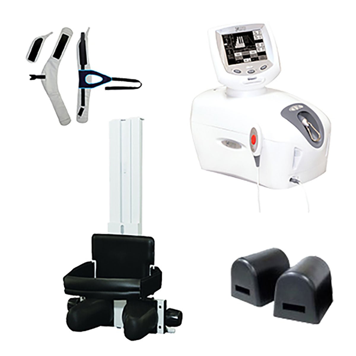 Chattanooga Traction Kit, TX Traction Unit, Quickwrap Belt, Saunders Cervical, knee bolster set