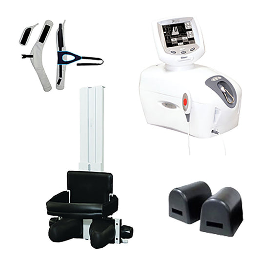 Chattanooga Traction Kit, TX Traction Unit, Quickwrap Belt, Saunders Cervical, knee bolster set