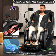 KoziSense KZ-A18 3D SL-track Massage Chair 2026 Upgraded - (All Black) image 4