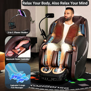 KoziSense KZ-A18 3D SL-track Massage Chair 2026 Upgraded - (Black and Brown) image 4