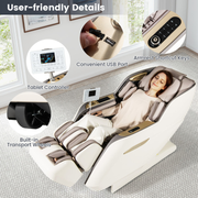 Therapy 36 3D SL-Track Massage Chair with Air Compression, Waist & Calf Heat, and Foot Rollers image 3