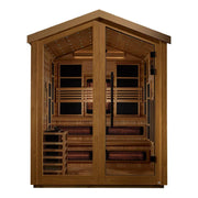 Golden Designs "Kaskinen" 6 Person Hybrid Outdoor Sauna - Canadian Red Cedar image 3