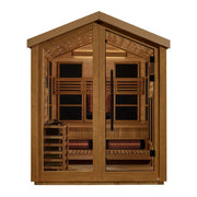 Golden Designs "Loviisa" 3 Person Hybrid Outdoor Sauna - Canadian Red Cedar image 3