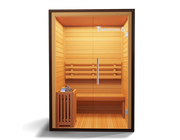 Medical Breakthrough Traditional 6 v2: Traditional 3 Person Sauna - Detox Routine, Rapid Heating, Bluetooth, Hemlock Wood…