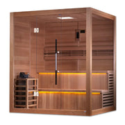 Golden Designs "Kuusamo Edition" 6 Person Indoor Traditional Sauna - Canadian Red Cedar image 3