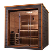 Golden Designs Bergen 6 Person Outdoor Traditional Sauna - Canadian Red Cedar image 3