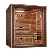 Golden Designs "Drammen" 3 Person Outdoor Traditional Sauna - Canadian Red Cedar