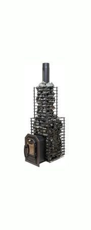 Cozy Heat Quattro Thru-Wall 12kW Sauna Stove - Wood-Burning Sauna Stove image 9