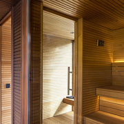 Auroom Natura 5-Person Outdoor Traditional Sauna Cabin w/ Changing Room image 6