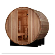 Golden Designs "St. Moritz" 2 Person Barrel Traditional Sauna - Pacific Cedar image 3