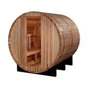Golden Designs "Arosa" 4 Person Barrel Traditional Sauna - Pacific Cedar image 6