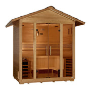 Golden Designs "Vorarlberg" 5 Person Traditional Outdoor Sauna - Canadian Hemlock
