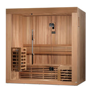 Golden Designs Copenhagen Edition 3 Person Traditional Sauna - Canadian Red Cedar image 3
