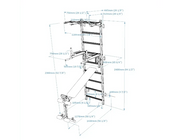 BenchK Series 7 723 Multifunctional Gymnastic Wall Bars Swedish Ladder for Home Fitness & Exercise image 33