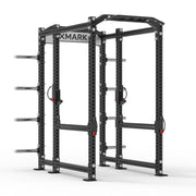 XMark Viper Power Rack with Storage & Flip Down Safeties
