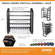 Power Systems Denali Series Vertical Dumbbell Rack image 7