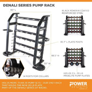 Power Systems Denali Series Barbell and Weight Plate Storage Rack image 8