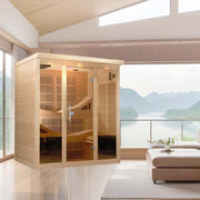 Golden Designs Monaco 6-person PureTech™ Near Zero EMF FAR Infrared Sauna image 2