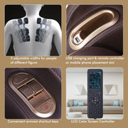 Zero Gravity Full-Body Massage Chair with SL Track, Stretching Mode, Heat, and Foot Rollers image 11