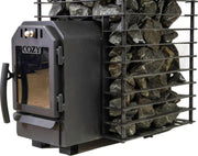 Cozy Heat Quattro Thru-Wall 18kW Sauna Stove - Wood-Burning Sauna Stove image 10