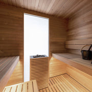 Auroom Garda 6-Person Outdoor Traditional Sauna Cabin Kit w/ Thermo-Pine Wood image 7