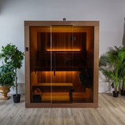 Dundalk LeisureCraft CT Element Studio 4 Person Traditional Indoor Sauna (64x84) image 3