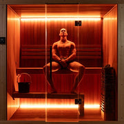 Dundalk LeisureCraft CT Element Studio 4 Person Traditional Indoor Sauna (64x84) image 11