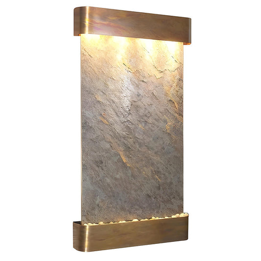Adagio Summit Falls Wall Water Fountain - 40"Wx74"Hx6"D