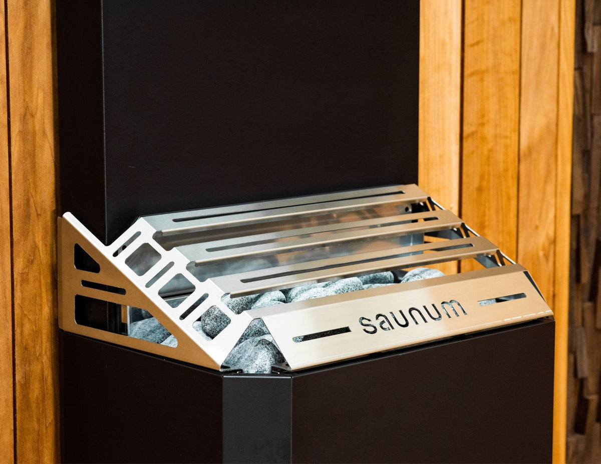 Saunum AIR 5 Sauna Heater - 4.8kW with Air-Mixing Technology & Himalayan Salt Tray