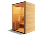 Medical Breakthrough Traditional 6 v2: Traditional 3 Person Sauna - Detox Routine, Rapid Heating, Bluetooth, Hemlock Wood…