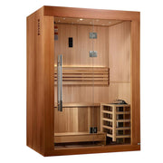 Golden Designs Sundsvall Edition 2 Person Traditional Sauna - Canadian Red Cedar