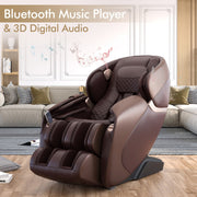 Zero Gravity Full-Body Massage Chair with SL Track, Stretching Mode, Heat, and Foot Rollers image 2