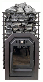 Cozy Heat Quattro Thru-Wall 18kW Sauna Stove - Wood-Burning Sauna Stove image 11