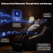 KoziSense KZ-313 Massage Chair New Heated (Black and Brown) Jade Stone image 8