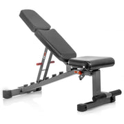 XMark 5-50 lb Hex Dumbbell Set with Rack and Weight Bench image 5