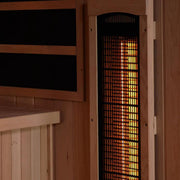 Golden Designs 2-Person Full Spectrum PureTech™ Near Zero EMF FAR Infrared Sauna - Canadian Hemlock image 10