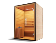Medical Breakthrough Traditional 6 v2: Traditional 3 Person Sauna - Detox Routine, Rapid Heating, Bluetooth, Hemlock Wood…