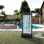 Adagio Harmony River Floor Fountain (Center Mounted)-31"Wx70"Hx14"D image 3