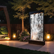 Adagio Tranquil River Floor Fountain (Center Mounted)-41"Wx90"Hx14"D image 3