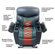 UltraComfort™ UC576 Alora Series 5-Zone Power Lift Chair w/ Nirvana Heat-Massage image 11