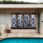 Adagio Regal Falls Wall Water Fountain - 120"Wx69"Hx6"D image 2
