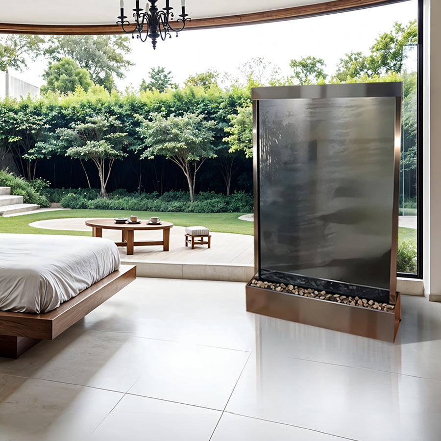 Adagio Grandeur River Floor Fountain (Center Mounted) - 60"Wx96"Hx14"D image 3