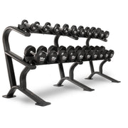 XMark Round Commercial Urethane Dumbbells (5-50 lb and 5-75 lb Sets) image 3