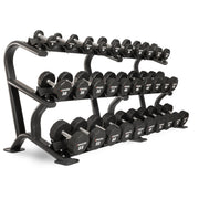 XMark 12-Sided Commercial Urethane Dumbbells (5-50 lb and 5-75 lb Sets) image 4